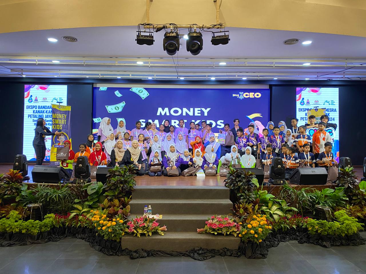 Children participating in the Money Smart Kids one day workshop