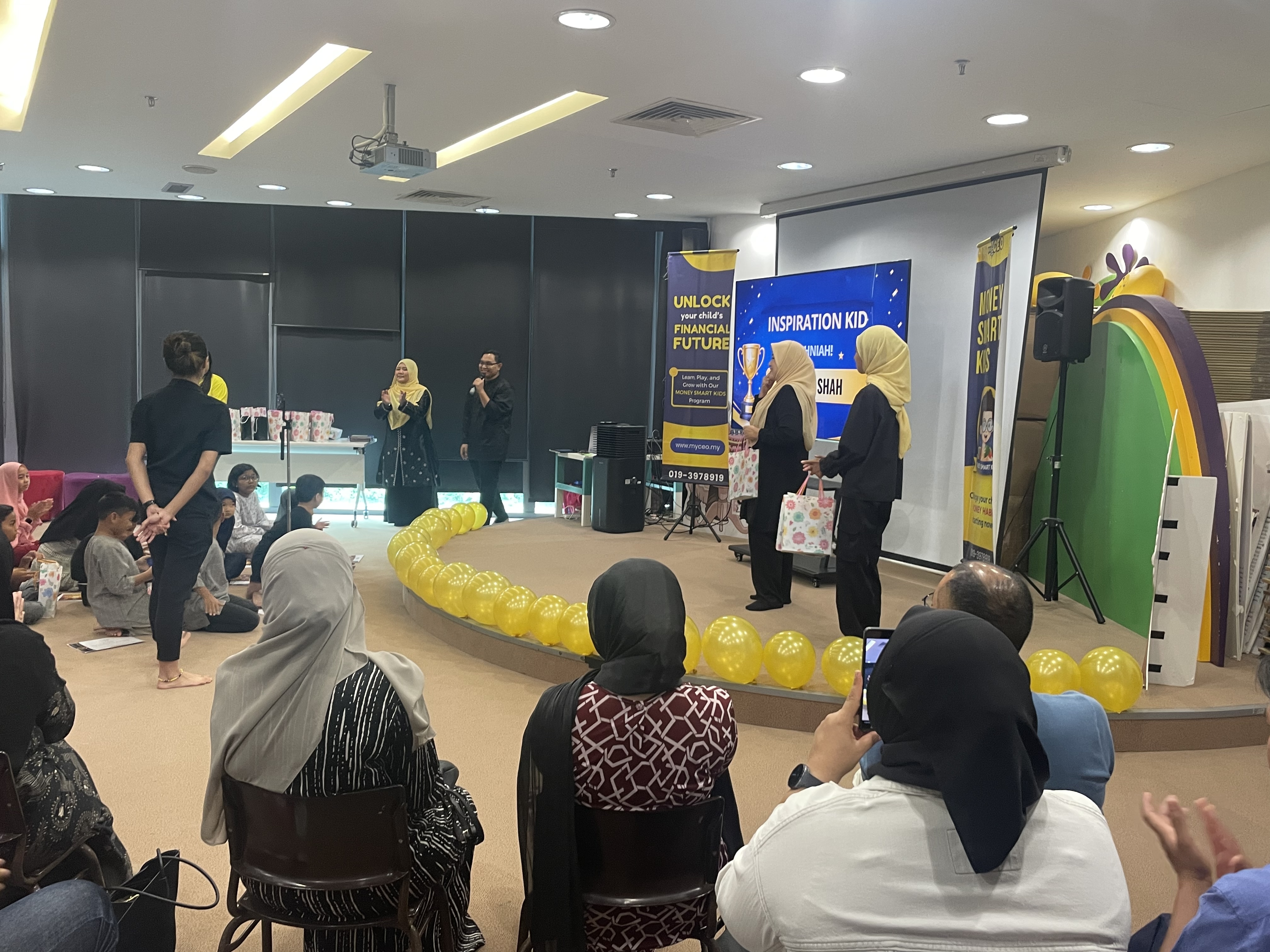 Children learning during the Money Smart Kids 12 weeks program